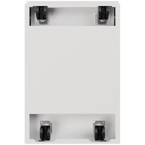 Hirsh Industries White / Modern / One Size Mobile File Cabinets