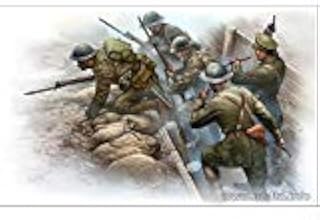 Masterbox Plastic Model British Infantry Before The Attack WW| ERA 1/35 Master Box 35114