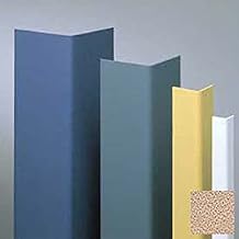 Surface Mounted Corner Guard, 135, 1-1/2" Wing, 8'H, Caisson, Undrilled Vinyl