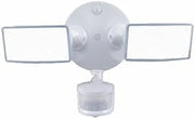 Cooper Lighting TGS2S402MSRW Halo Motion-Activated LED Floodlight, Squared Twin Fixture, Selectable Brightn - Quantity 2