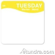 DayMark - 1133332 - DissolveMark 2 in x 2 in Tuesday Label