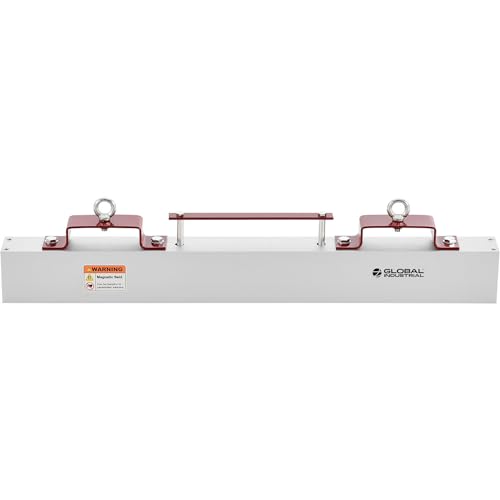 Global Industrial 3"L x 48"W x 3"H / Silver / Industrial Magnetic Sweepers