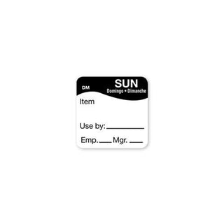 DissolveMark 1 in x 1 in Sunday Use By Label by DayMark – Model 1100737