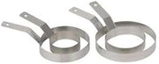 Royal Industries Egg Ring, 3'' Diam & 1'' High, Stainless Steel