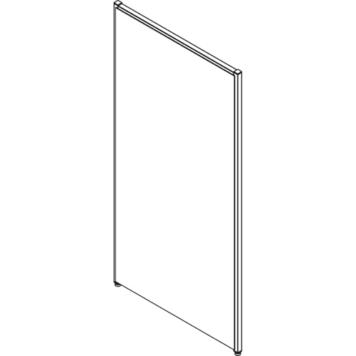 Lorell 1 / 60 by 30-Inch / Grey Fabric