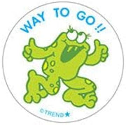 Trend Enterprises Way to Go!/ Spearmint Scent Retro Scratch 'n Sniff Stinky Stickers by Trend; 24 Seals/Pack - Authentic 1980s Designs!