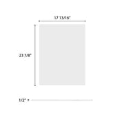 Excellanté 24 by 18 by 1/2-Inch / White / 1 Cutting Boards