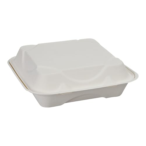 ECO PRODUCTS 9" x 9" / White / Classic Clamshell Take Out Containers