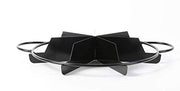 Hawok Cake and Pie Divider, 7 Slice Marker, Black Carbon Steel