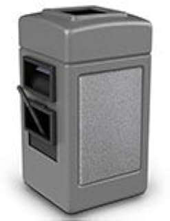 Commercial Zone 755111 Harbor 1 StoneTec Island Center44; Gray with Ashtone