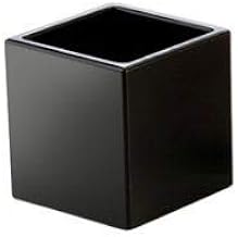 Cal-Mil C4X4-96 Jar, 4" Height, 4" Width, 4" Length, Bamboo, Midnight (Pack of 3)