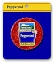 Farmland Sliced Pepperoni, 1.75 x 1.75 inch -- 1 each.