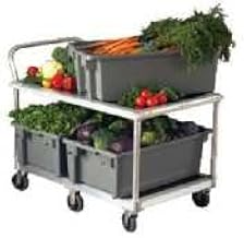 New Age 1410 Mobile Wet Produce Cart 29" x 50.5" 1000 lbs Capacity