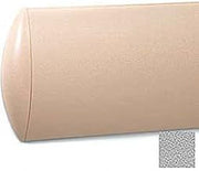 Crescent Series Wall Guard, Aluminum Retainer, 8"H x 12'L, Pearl Gray