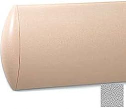 Crescent Series Wall Guard, Aluminum Retainer, 8"H x 12'L, Pearl Gray