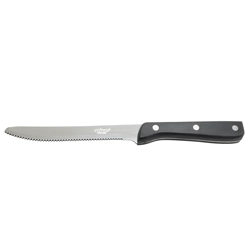 Winco 1 / 5" / Riveted Rounded Plastic Steak Knives