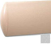 Crescent Series Wall Guard W/Rec. Plastic Clip Retainer System, 8" H x 12'L, Silver Gray