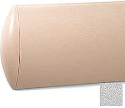 Crescent Series Wall Guard W/Rec. Plastic Clip Retainer System, 8" H x 12'L, Silver Gray