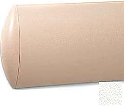 Crescent Series Wall Guard W/Rec. Plastic Clip Retainer System, 8" H x 12'L, White Sand