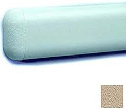 Wall Guard W/Rounded Top & Bottom Edges, 2-516"H x 12'L, Tan