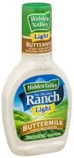 Hidden Valley Light Buttermilk Ranch Salad Dressing - 6 Pack