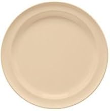 Yanco Nessico Collection Melamine 5 1/2", ROUND PLATE TAN Box of 48