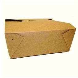 MeyerBasics Paperboard Food Container, 8, 6" x 4-3/4" x 2-1/2", Kraft, 50 Containers Per Pack, 6 Packs Per Case