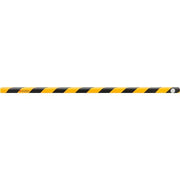 90-Degree Flat Shelf Bumper Guard by Global Industrial – Polyurethane Foam, Black/Yellow, Model PCP10013