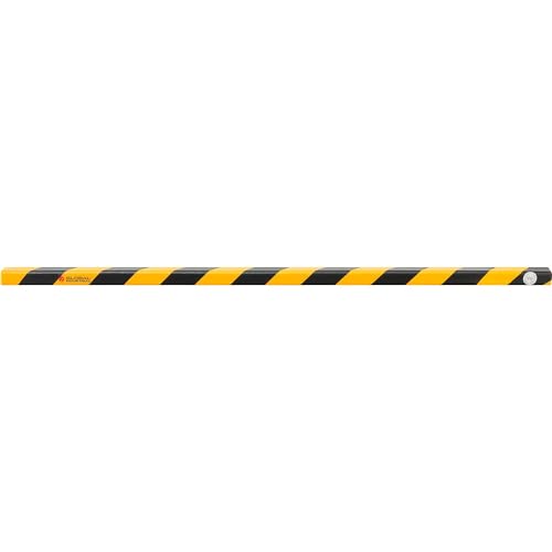 90-Degree Flat Shelf Bumper Guard by Global Industrial – Polyurethane Foam, Black/Yellow, Model PCP10013