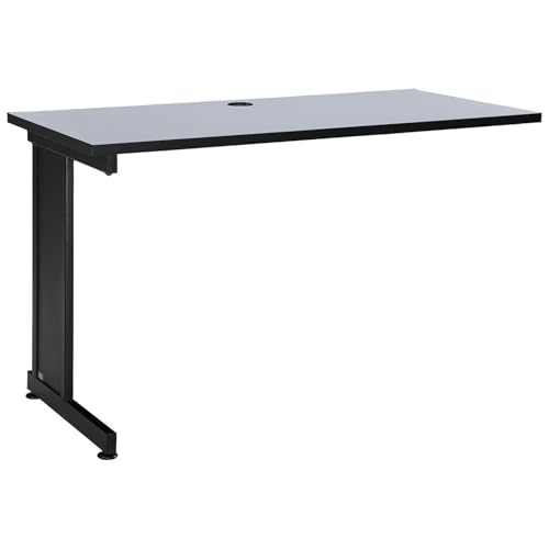 Left Handed Return Table by Global Industrial – 48, Laminate Top with Steel Frame, Model 695216GY