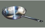 Winco Stainless Steel Fry Pan, 9 1/2 inch -- 1 each.