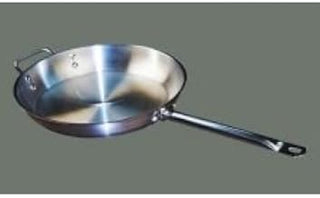 Winco Stainless Steel Fry Pan, 9 1/2 inch -- 1 each.