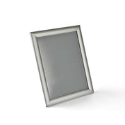 Azar Displays 8.5 in W x 11 in H Vertical/ Horizontal Snap Frame for Counter & Wall / silver / Minimalist Store Sign Holders