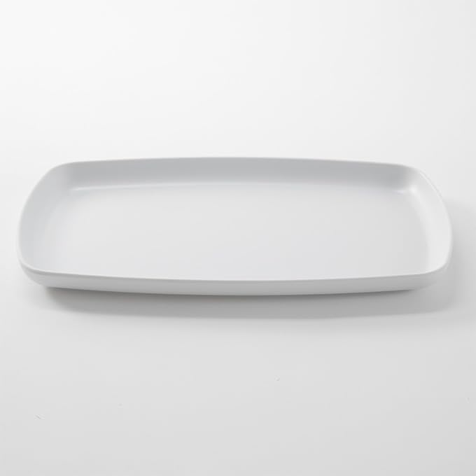 Inc. PLATE, REC., WHITE, 12" L by American Metalcraft – 12", Acrylic, White, Model AP12WH