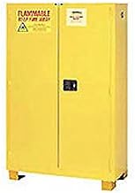 Flammable Cabinet FS90, with Legs, Self Close Double Door 90 Gallon, 43"W x 34"D x 69"H