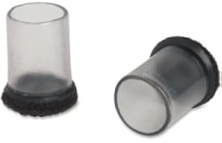 Lorell Clear Sleeve Hard Floor Protectors, Set of 8