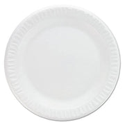 Dart 9PWCR Concorde Non-Laminated 9 in. Foam Plates - White (125-Piece/Pack)