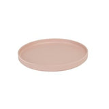 Hudson Blush Melamine Round Low Rim Plate 10 1/4" x 1" by CAL-MIL – Large, Melamine, Blush, Model 22026-10-108