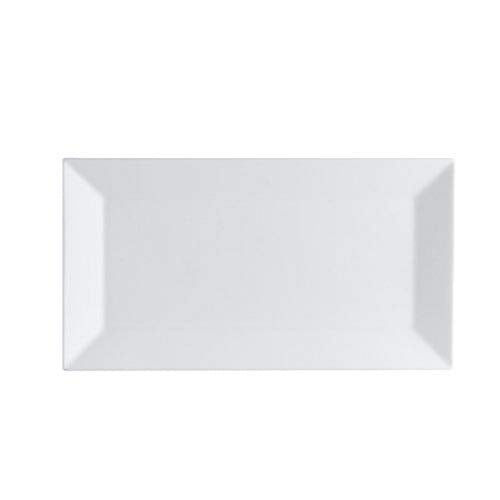 CAC China 11-1/4" by 6" by 1/2" / Bone White / Modern Platters