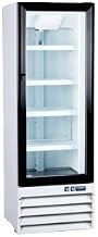Omcan G258BMF Refrigerated 1 Door Glass Merchandiser 9 Cu Ft White