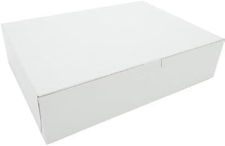 Southern Champion Tray 0983 Premium Clay Coated Kraft Paperboard White Non-Window Lock Corner Bakery Box, 12" Length x 9" Width x 3" Height (Case of 200)