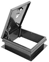 JL Industries / Activar Weathertight Roof Hatch, Galvanized, 48" Lx48 W