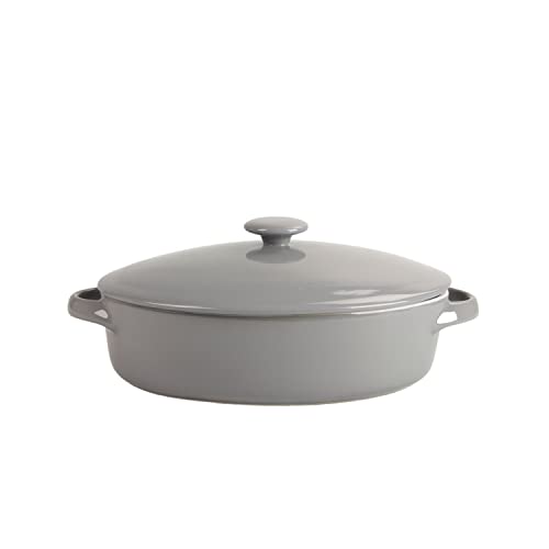 10 Strawberry Street Gray / 10" & 7" / Covered Casserole Casseroles