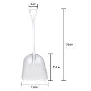 Remco White / 14 inch Blade / Flat Shovel Storage & Transport