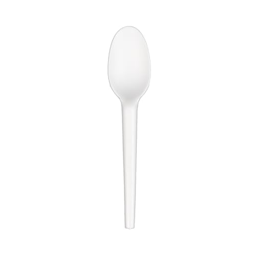 Responsible Products 6.5" Spoons White (50 Count) / White / 50 Spoons