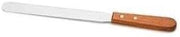 Royal Industries Straight Baker's Spatula, Wood Handle, 14", Tan