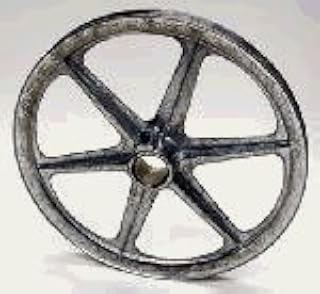 Dial 10 in. H x 10 in. W Zinc Silver Blower Pulley