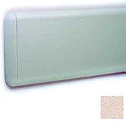 Wall Guard W/Rounded Top & Bottom Edges, 7-3/4"H x 12'L, Ecru
