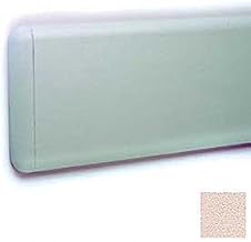 Wall Guard W/Rounded Top & Bottom Edges, 7-3/4"H x 12'L, Ecru