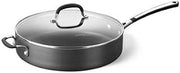 Simply Calphalon Nonstick 3-Quart Saute with Glass Lid